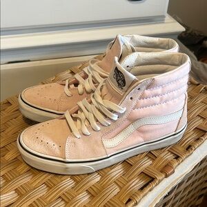 Vans Women's Pink High-Top Sneakers